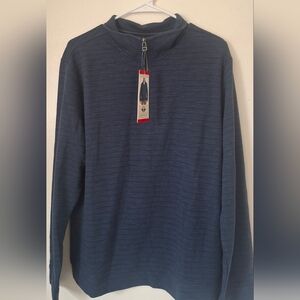 Dockers Men's Zip Up Sweater - Navy
